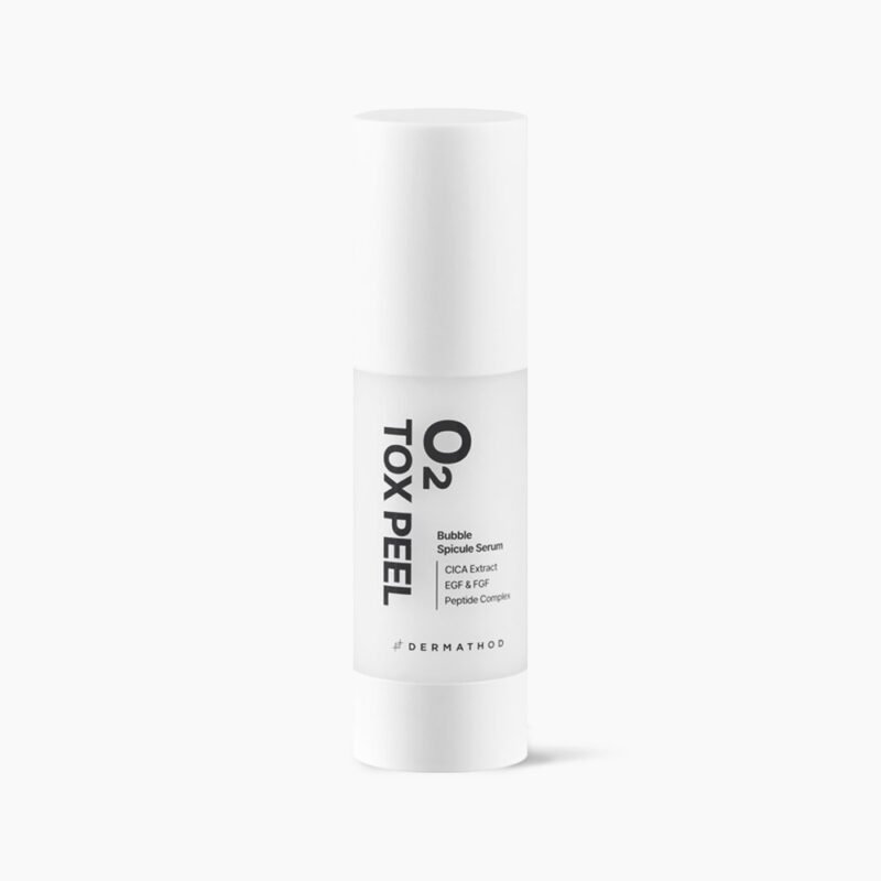 O₂ TOX PEEL – Modernes Sauerstoff Serum -Peeling-Gel in weißem Airless-Spender