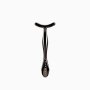 T-förmiger Derma Massage Stick von Dermathod in elegantem Schwarz – Gesichtsmassagetool zur Förderung der Hautdurchblutung und Muskelentspannung