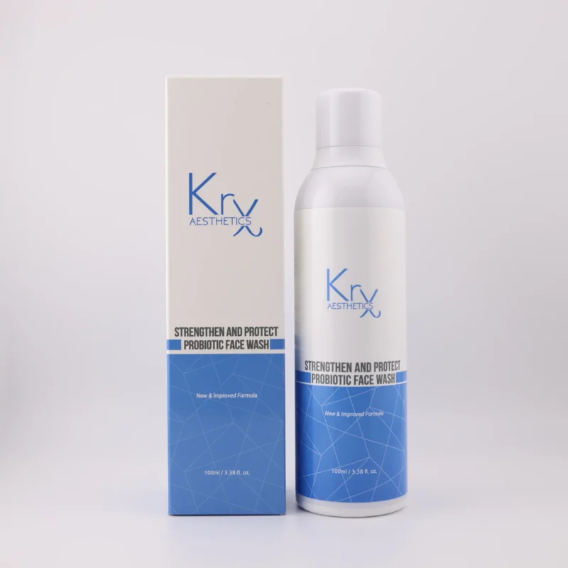KrX Aesthetics Strengthen and Protect Probiotic Face Wash – milder Gesichtsreiniger mit Verpackung, 100ml