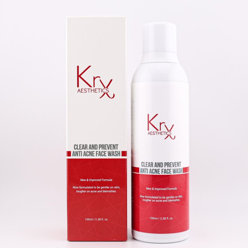 KrX Aesthetics Clear and Prevent Anti Acne Face Wash – 100 ml Reinigungsschaum
