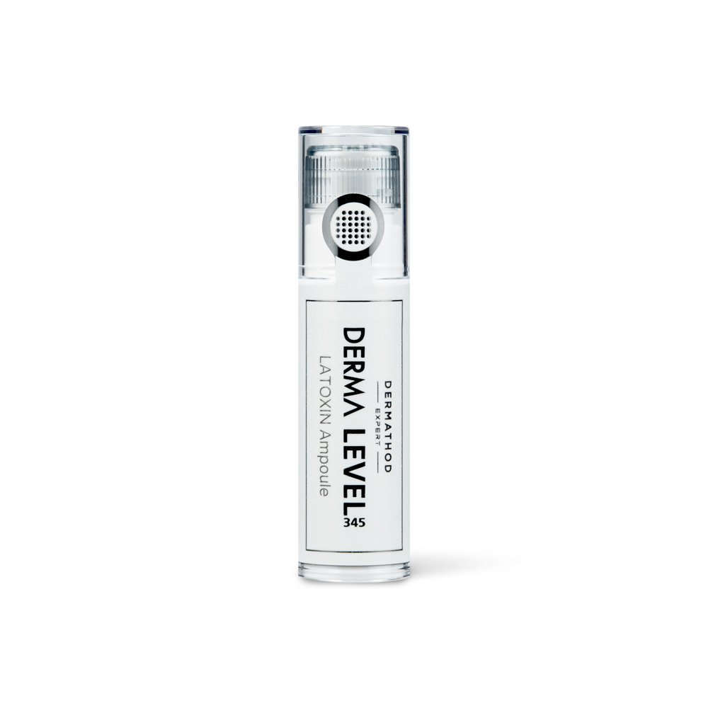Derma Level 345 LATOXIN Ampoule von Dermathod – schlanke Airless-Flasche mit weißem Label