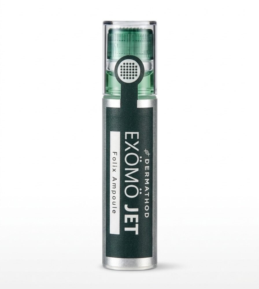 👉 hier einfügen: Exosomen Kopfhaut Behandlung Dermathod EXO MO JET Folix Ampoule für Haarwachstum